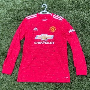 Manchester United men’s 2020-21 home jersey in good condition size medium M